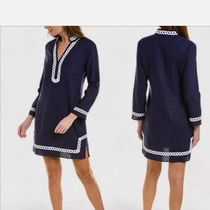 STS Navy Tunic Dress with White Trim